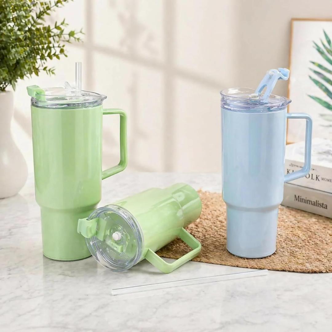 1800ml Travel Sipline Tumbler with Handle, Lid & Straw