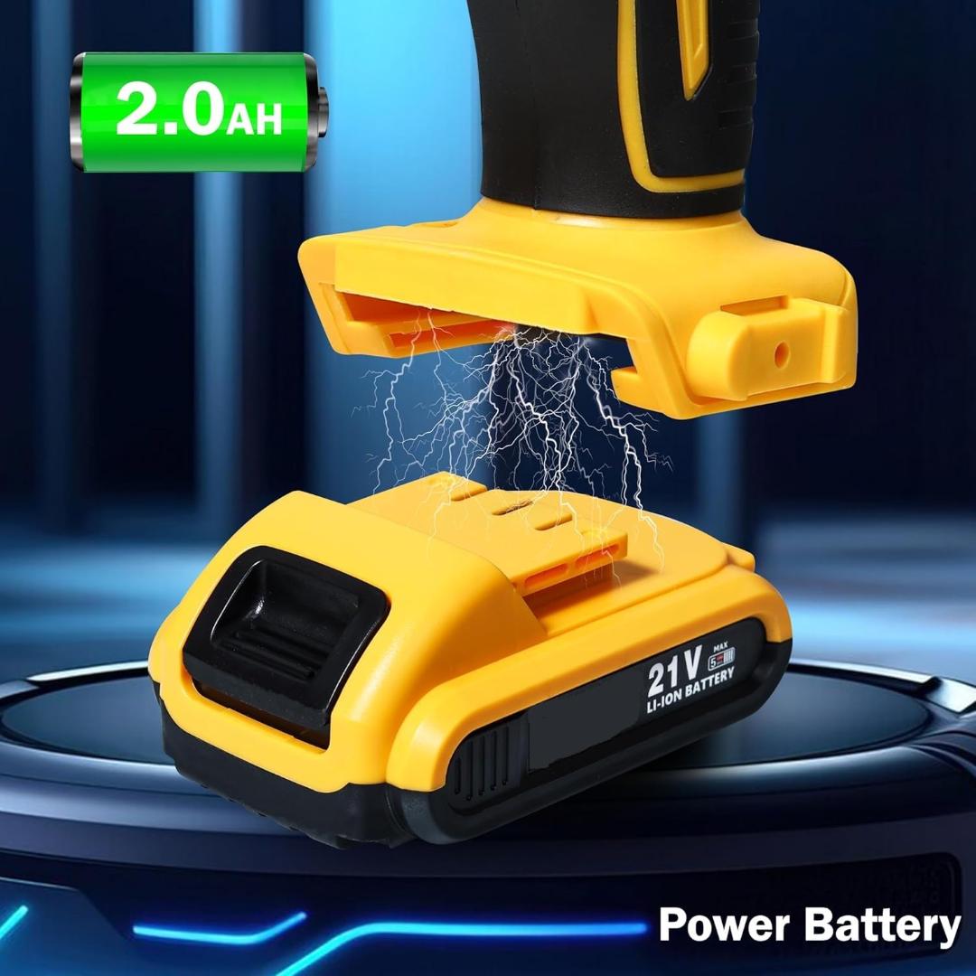 21V Lithium Double Battery Cordless Drill Set – 29 Pcs Kit