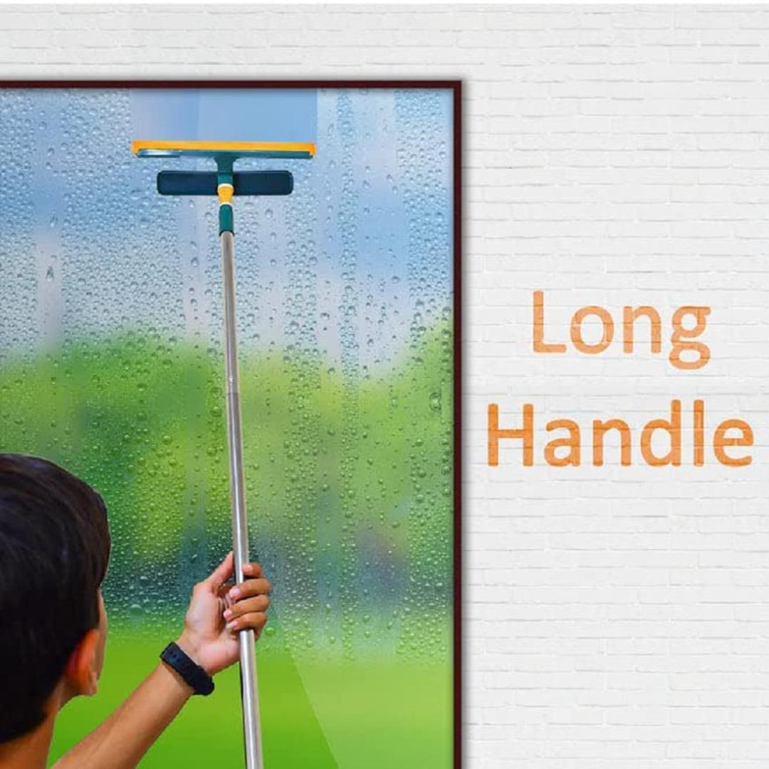 3-in-1 Glass Wiper – Multi-Surface Cleaner with Bendable Head