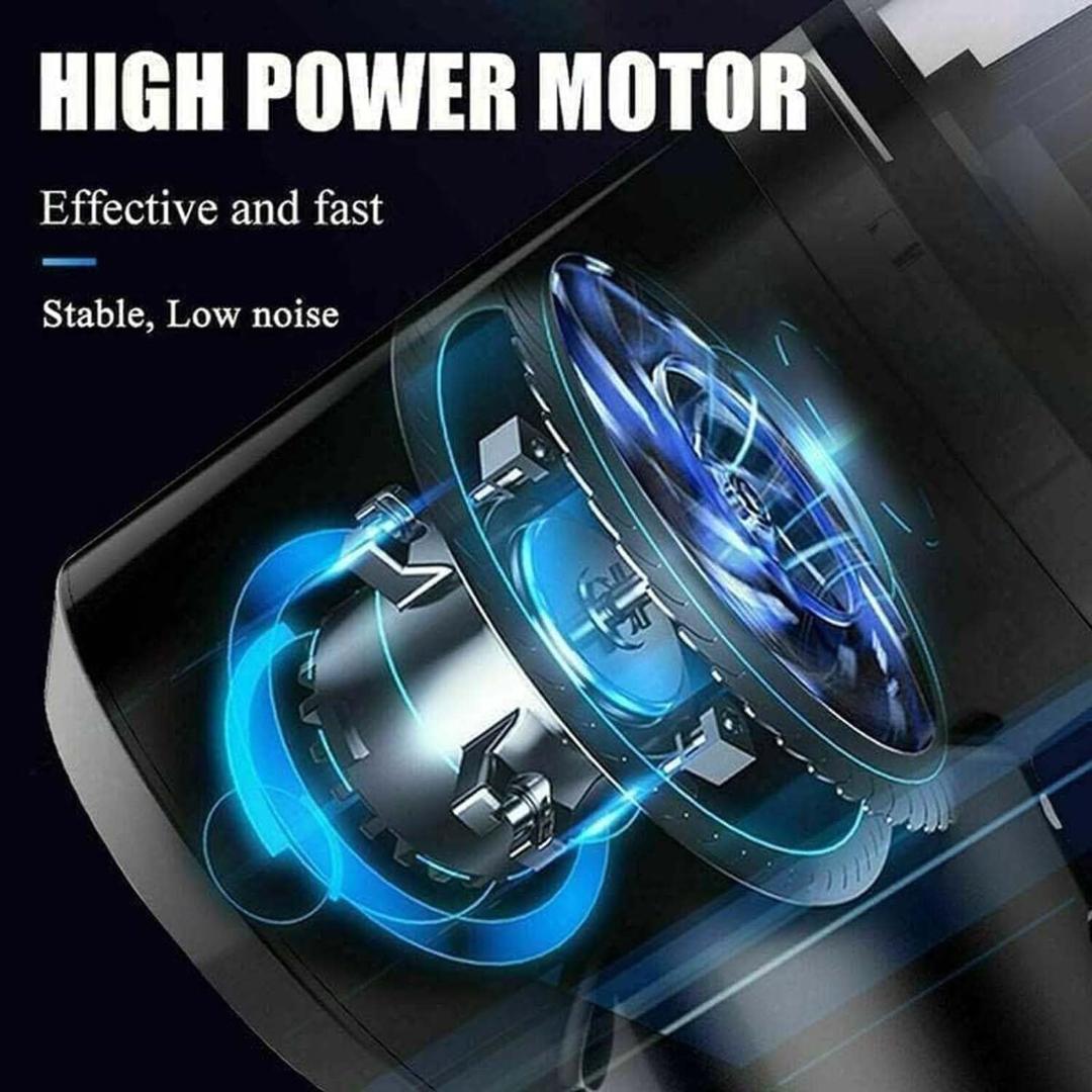 3-in-1 Mini Car Vacuum – Wireless, Rechargeable & Portable Cleaner