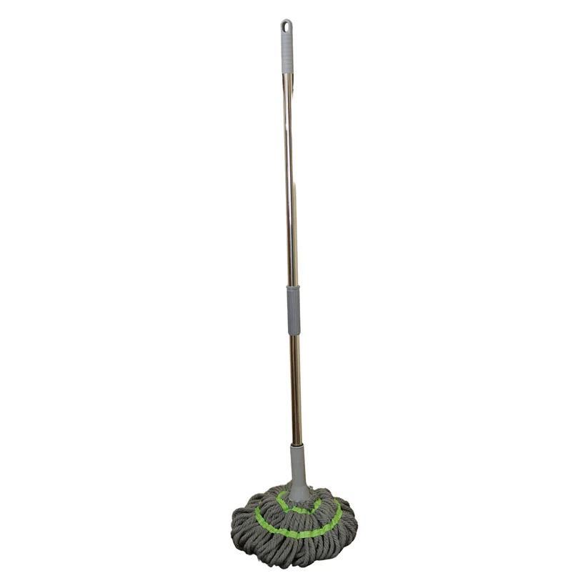 360° Spin Mop with Adjustable Handle & Microfiber Head