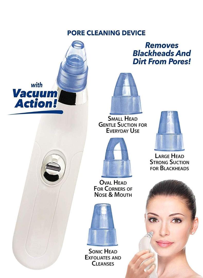 4-in-1 Blackhead Extractor – Vacuum Suction Acne Remover & Pore Cleaner