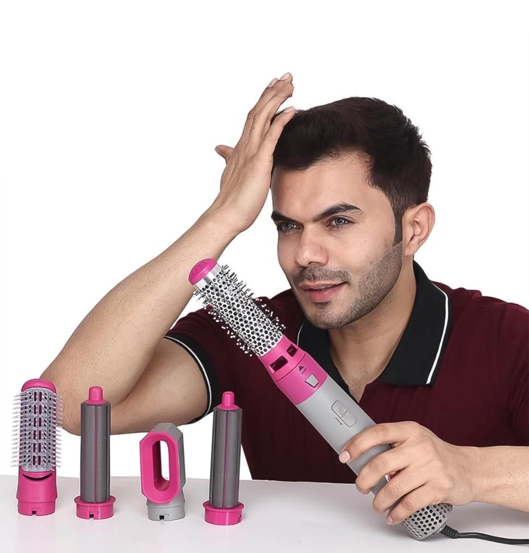 5 In 1 Hair Dryer Brush – Multifunctional Hot Air Styler, 1000W