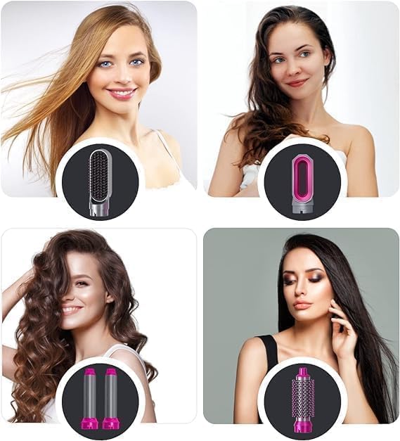 5 In 1 Hair Dryer Brush – Multifunctional Hot Air Styler, 1000W