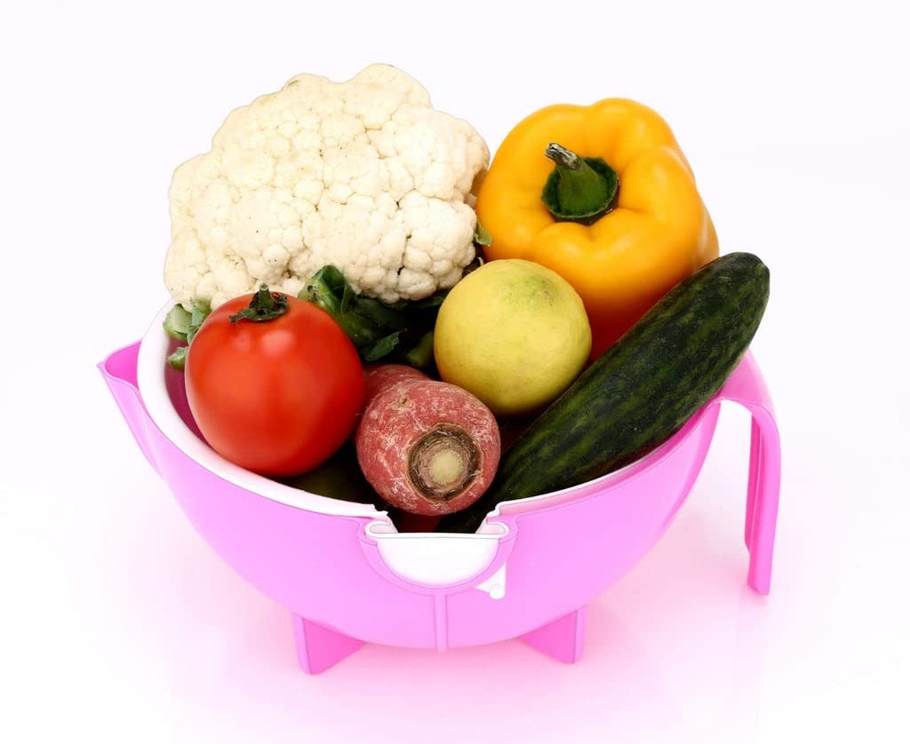 9-in-1 Multifunctional Vegetable Slicer and Shredder with Drain Basket