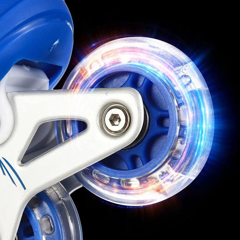 Adjustable LED Inline Skates Pair – Premium Quality Roller Skates