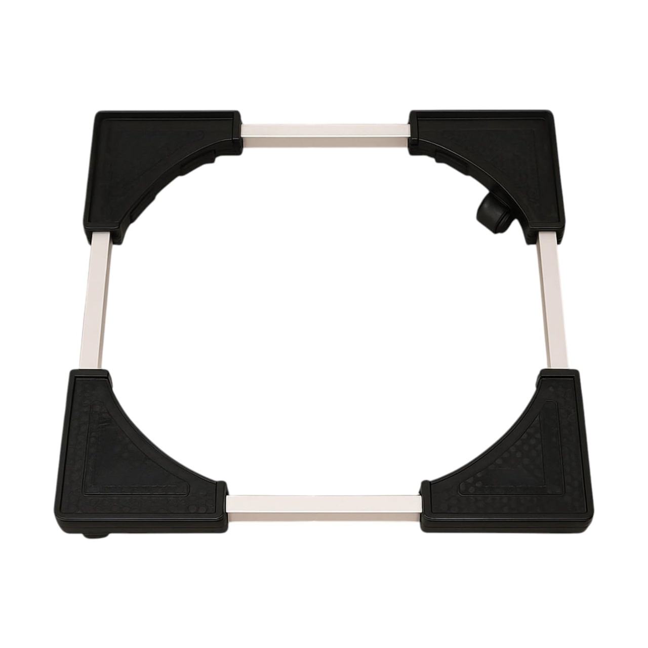Adjustable Washing Machine Stand with Wheels - Heavy Duty Anti-Rust Metal Base