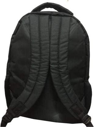 Black Laptop Backpack with Blue Accent