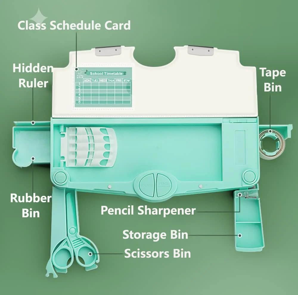 Dinosaur Multi-Functional Pencil Box with Compartments