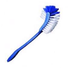 2-in-1 Double Hockey Stick Shape Toilet Brush for Easy Cleaning