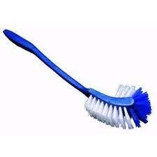 2-in-1 Double Hockey Stick Shape Toilet Brush for Easy Cleaning
