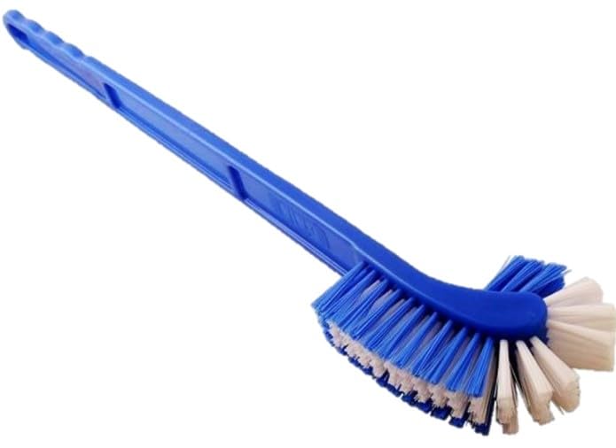 2-in-1 Double Hockey Stick Shape Toilet Brush for Easy Cleaning