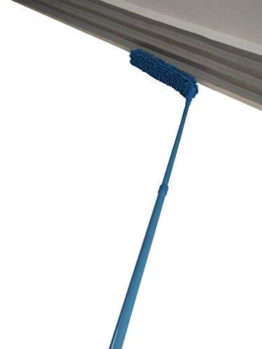 Flexible Microfiber Duster with Extendable Pole for Home Cleaning