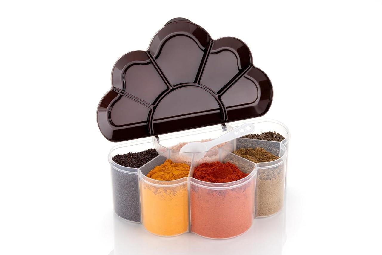 Flower Design Airtight Storage Box
