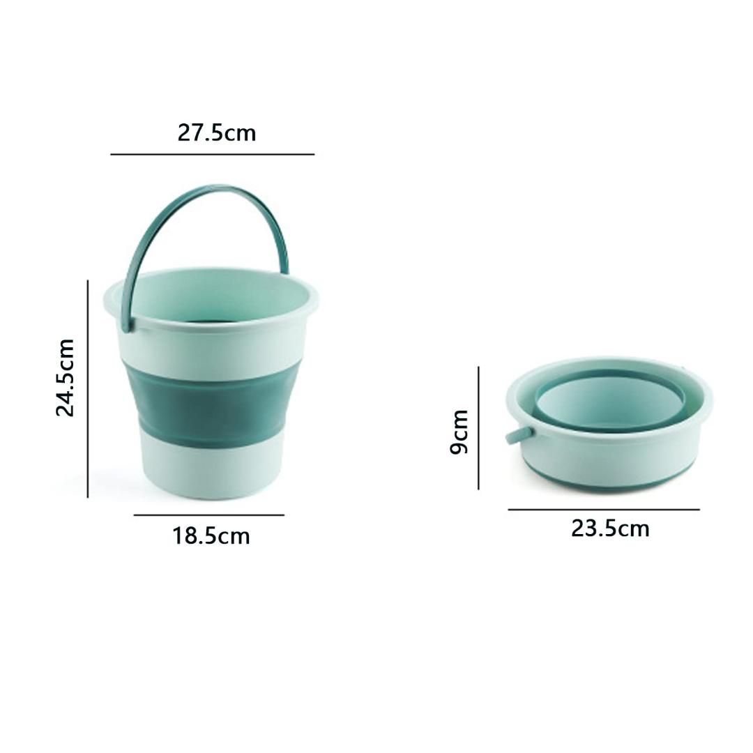 Foldable High Capacity Water Bucket with Handle – Space-Saving & Leakproof
