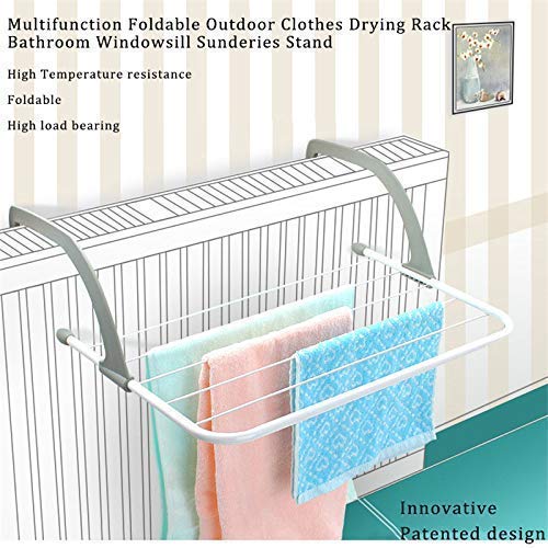 Foldable Radiator and Bathroom Clothes Drying Rack