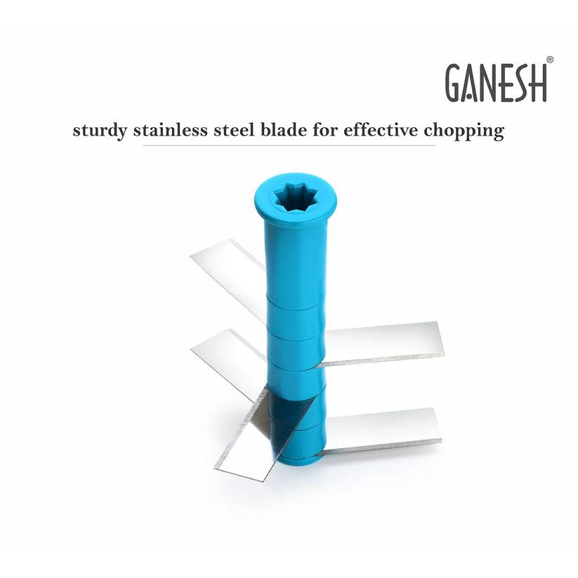 Ganesh Master Chopper XL Jumbo with 5 Stainless Steel Blades (900ml)