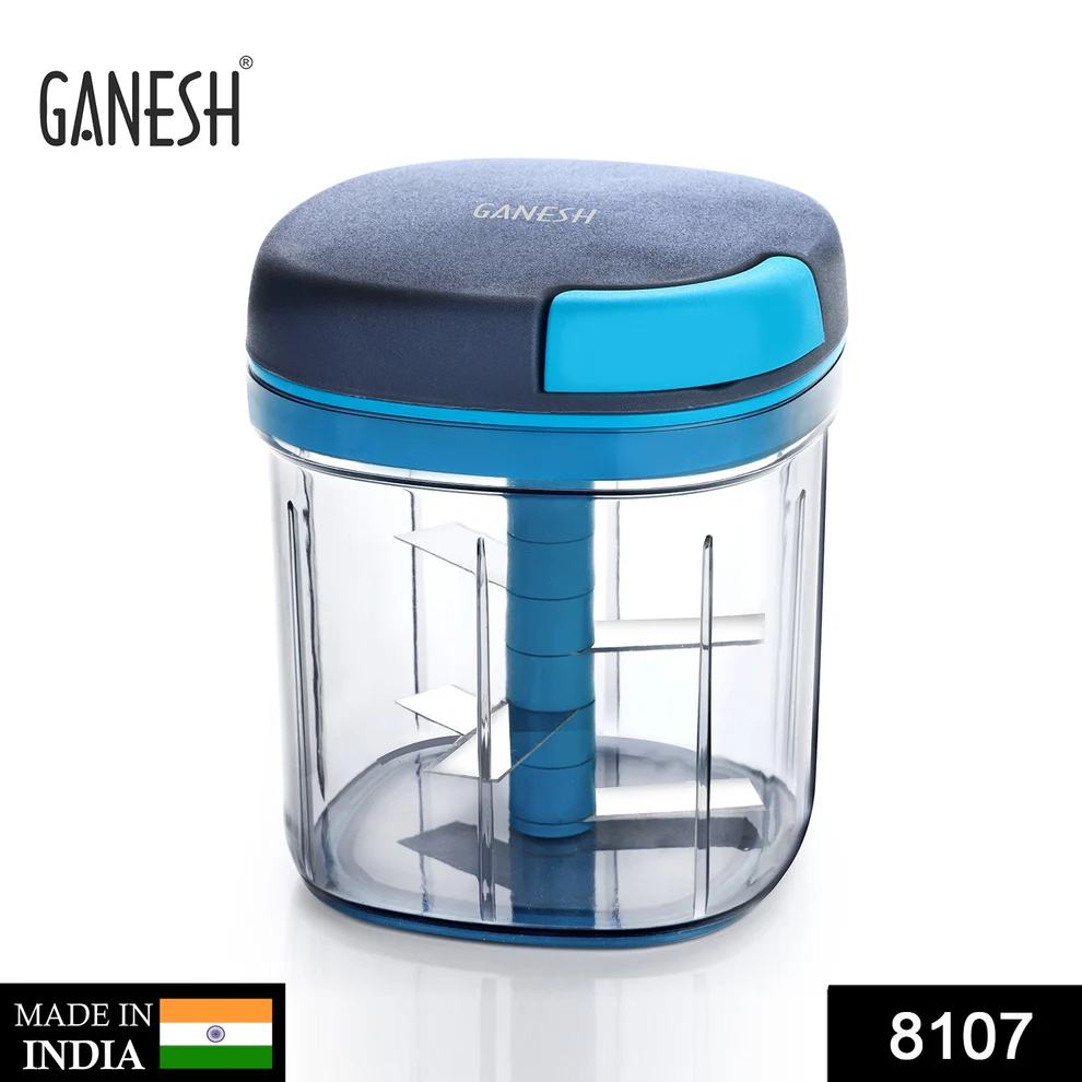 Ganesh Master Chopper XL Jumbo with 5 Stainless Steel Blades (900ml)