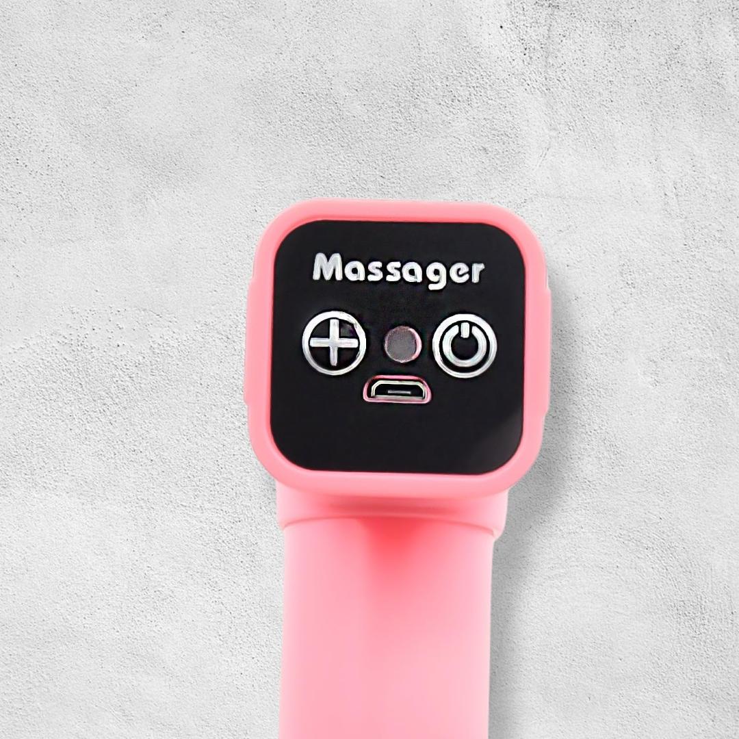 Handheld Electric Massage Gun - Pink Muscle Massager for Pain Relief