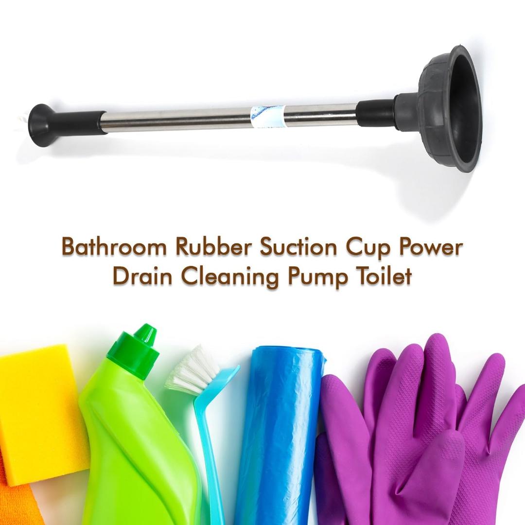 Heavy Duty Rubber Drain Unblocker Pump for Kitchen & Toilet