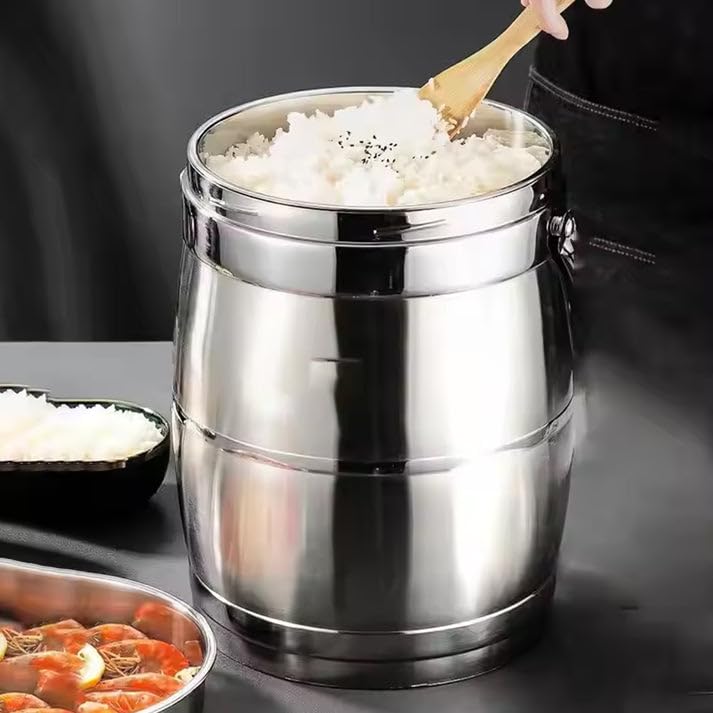 Insulated Stainless Steel Casserole Box with Floral Design – 2500 ml