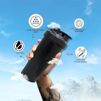 Liger Gym Shaker Bottle 800ML - Leakproof BPA-Free Fitness Bottle