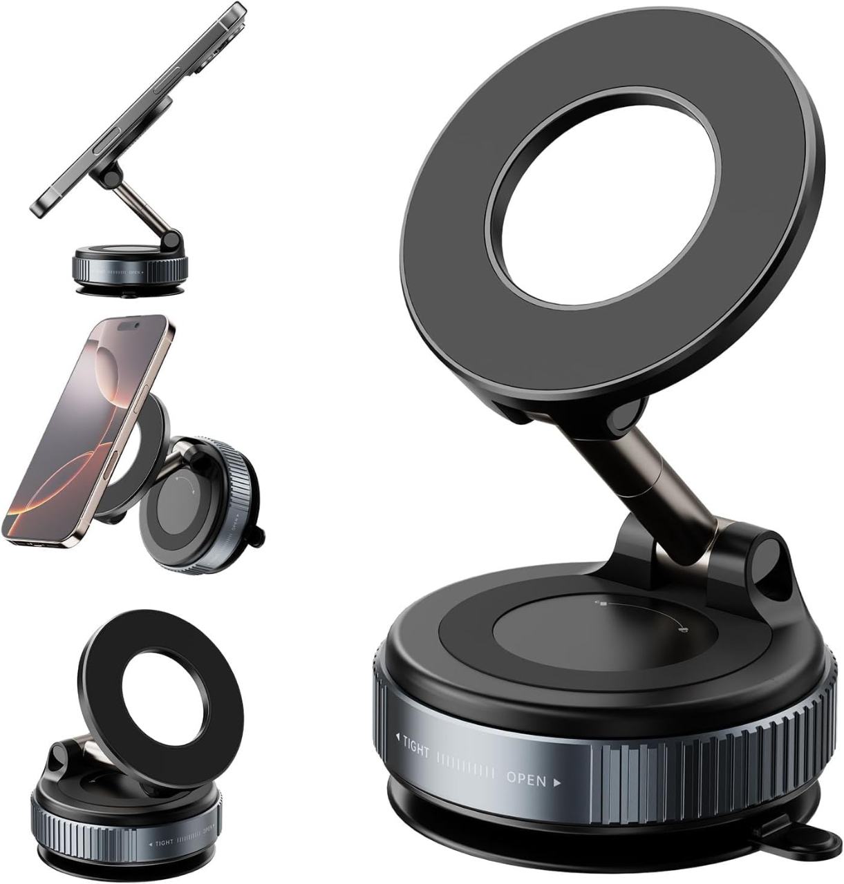 Magic Series 360° Rotatable Magnetic Phone Holder with Suction Base