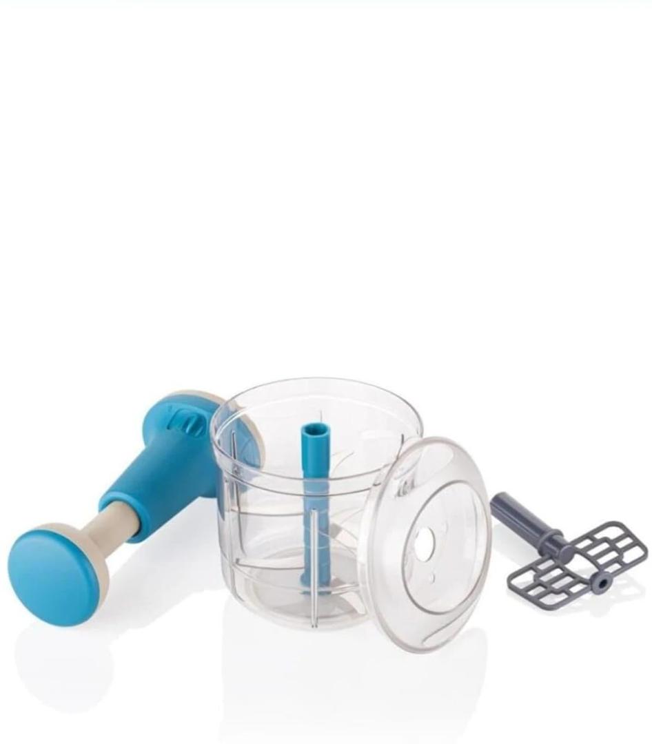 Manual Vegetable Dicer and Chopper with Push Handle - Multi-Purpose Kitchen Tool