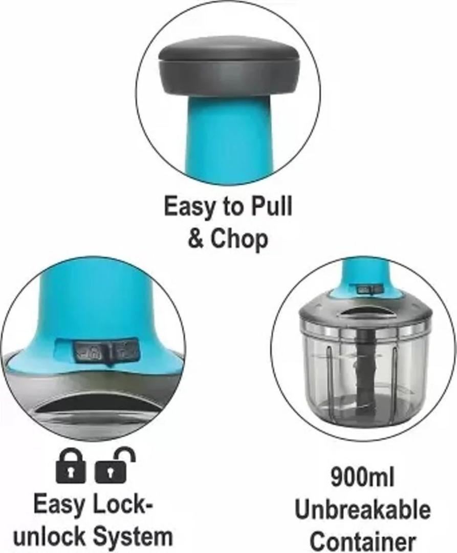 Manual Vegetable Dicer and Chopper with Push Handle - Multi-Purpose Kitchen Tool