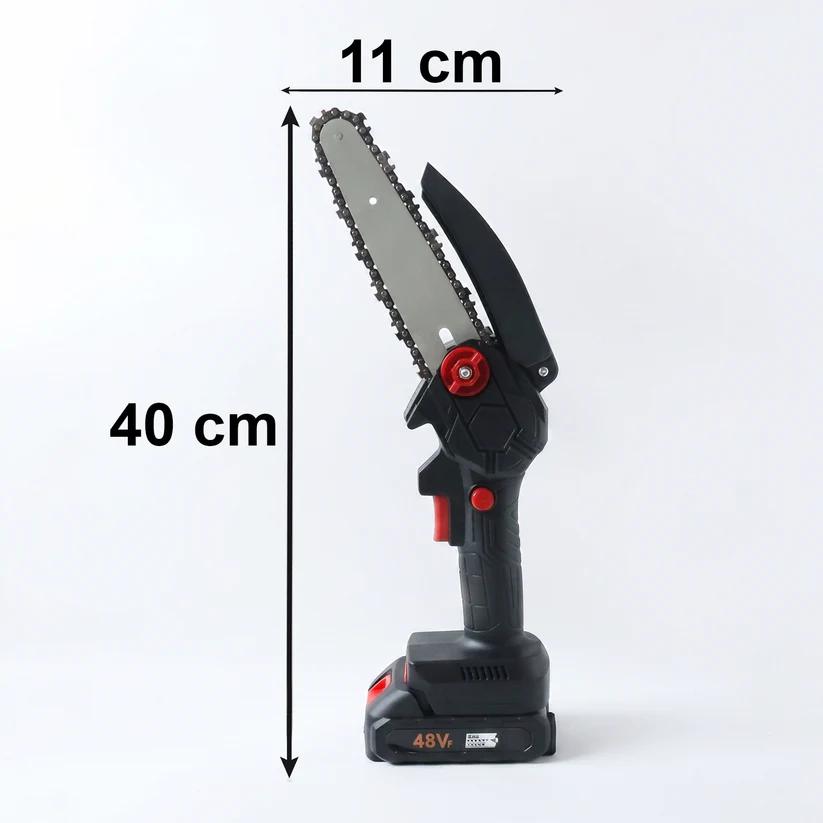 Mini Cordless Electric Chainsaw 48V with 18cm Blade