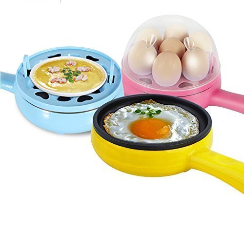 Mini Electric Frying Pan - Compact Non-Stick Cooking Pan with Handle (350W)