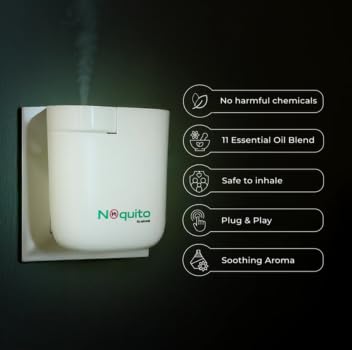 Mosquito Repellent Diffuser with LED Light - DEET-Free Safe for Baby & Family