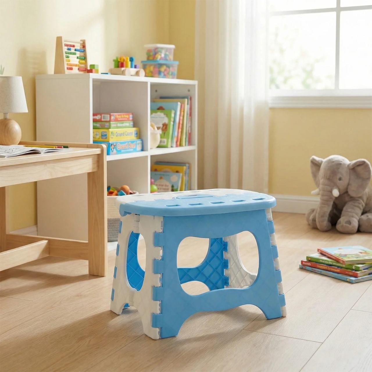 Multipurpose Foldable Step Stool for Kids & Adults - Portable