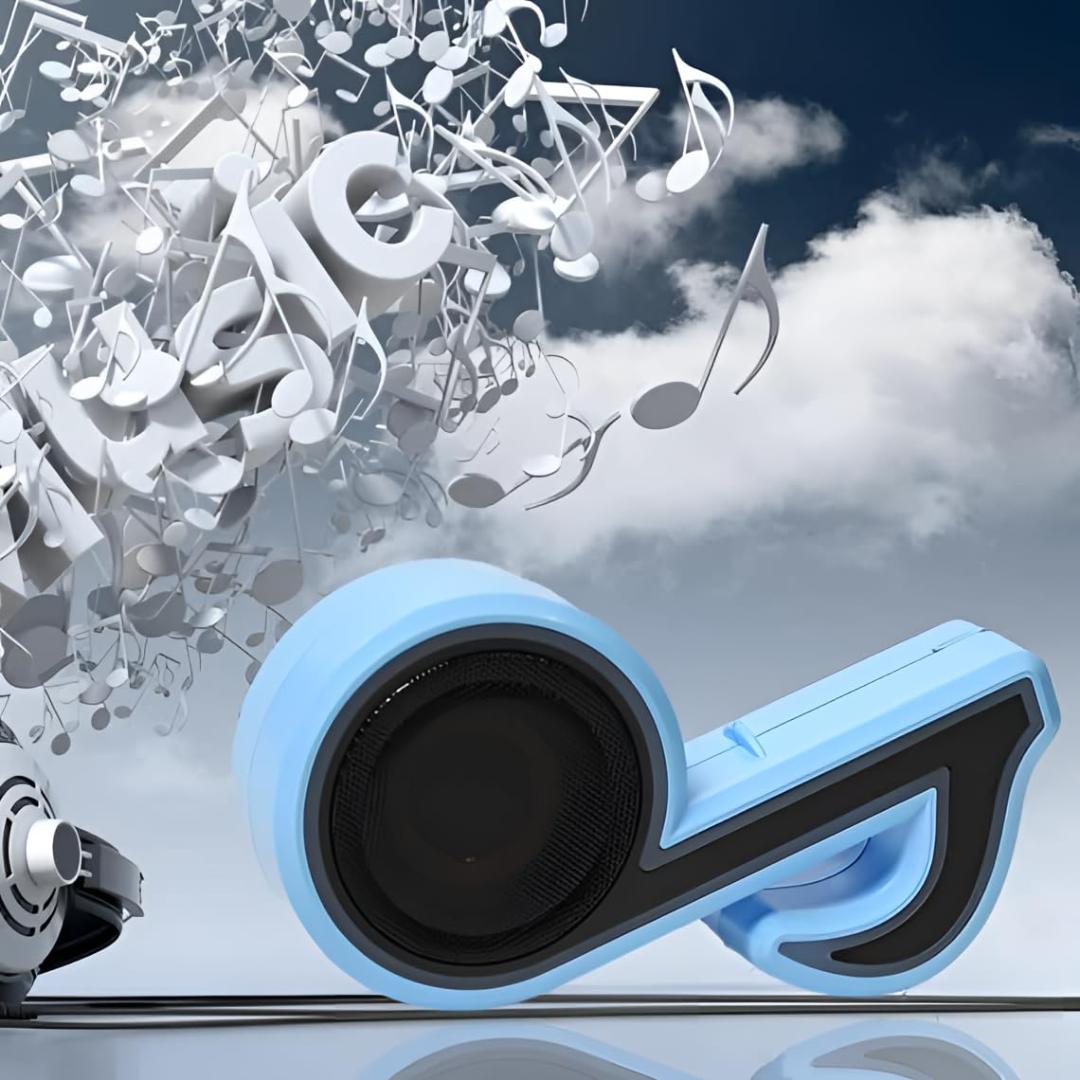 Musical Note Bluetooth Speaker with RGB LED Lights