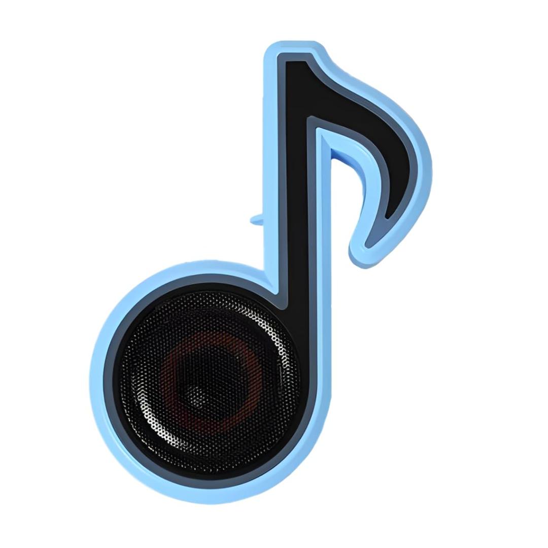 Musical Note Bluetooth Speaker with RGB LED Lights