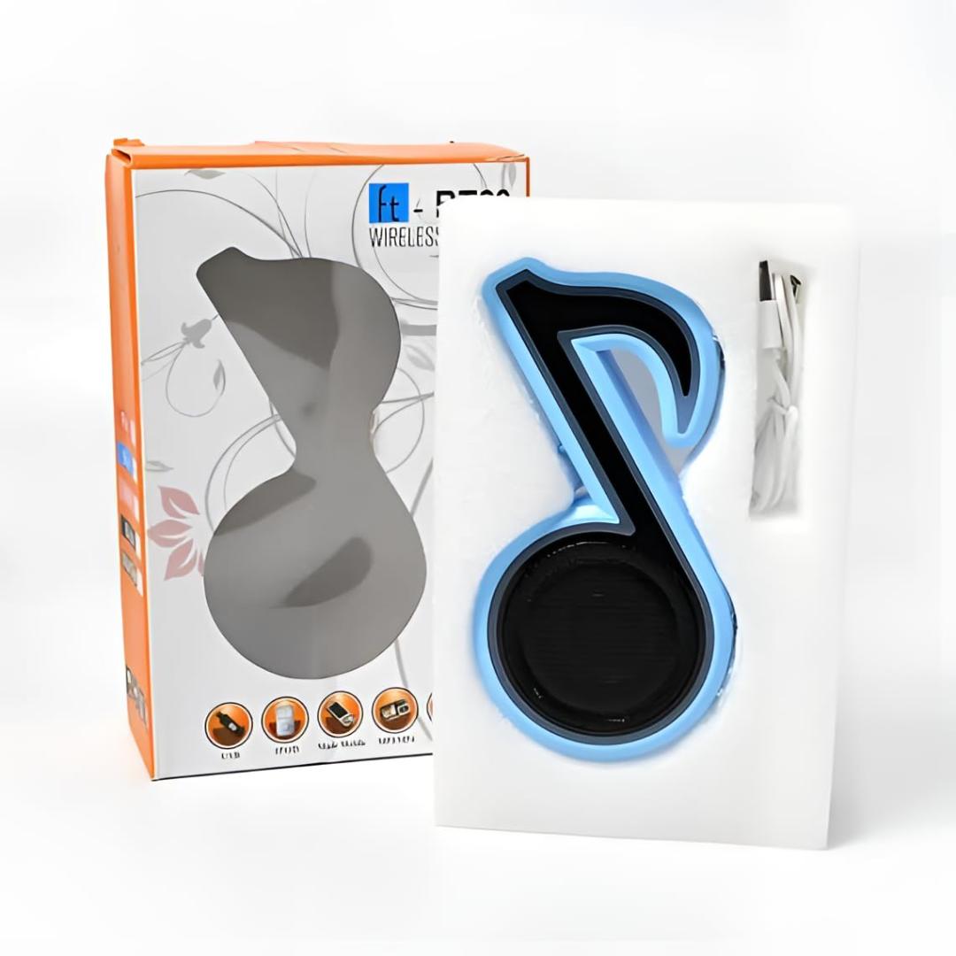 Musical Note Bluetooth Speaker with RGB LED Lights