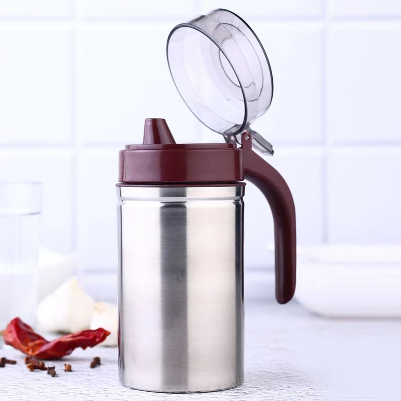 Oil Dispenser Stainless Steel with small nozzle 500ML Oil Container
