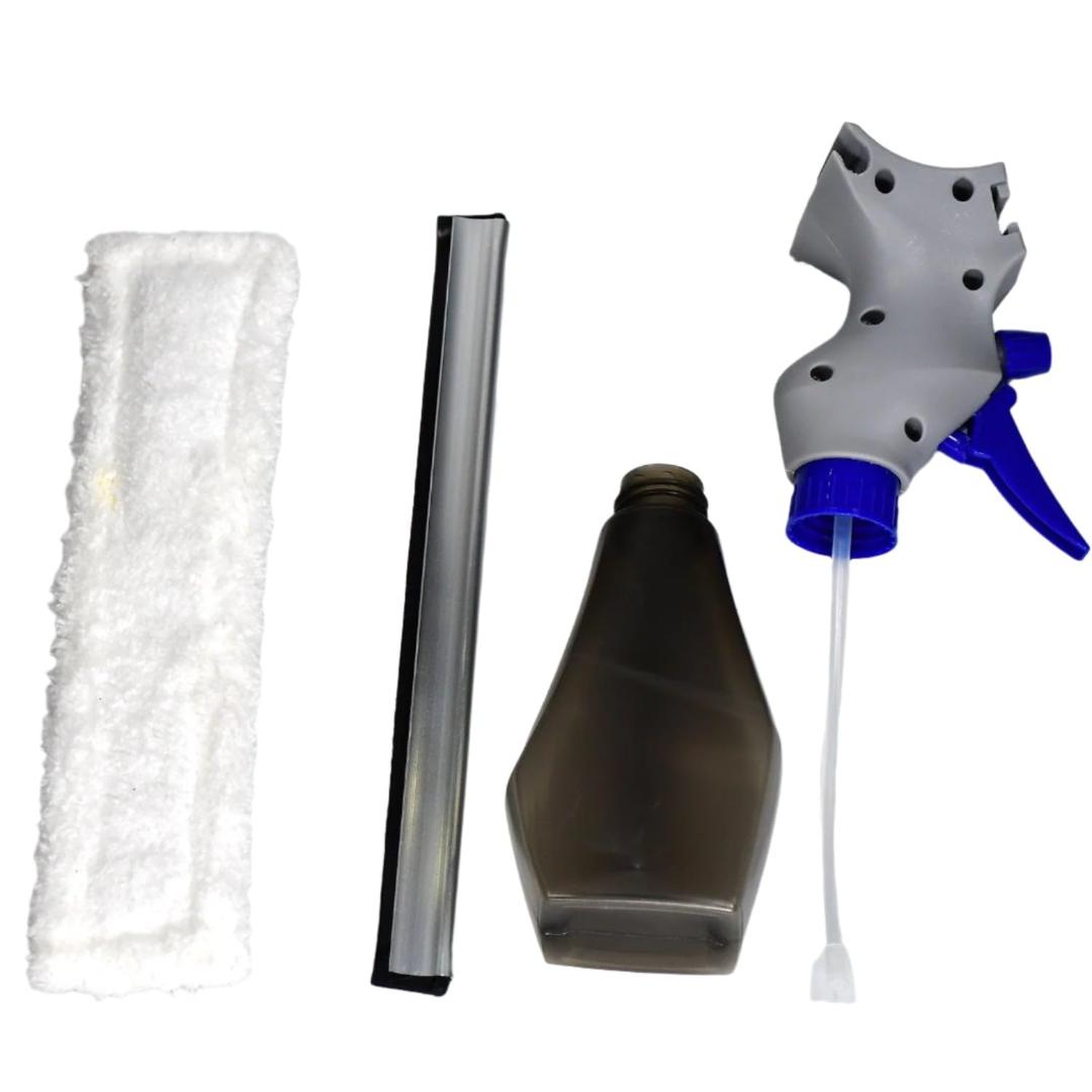 Plastic Easy Glass Cleaner 3 in 1 Spray Type Cleaning Brush, Pack of 1