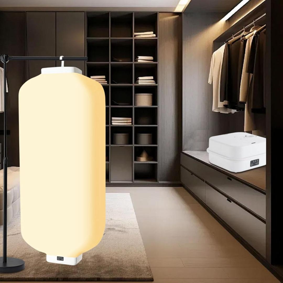 Portable Electric Clothes Dryer with Hot Air Circulation – Compact & Foldable