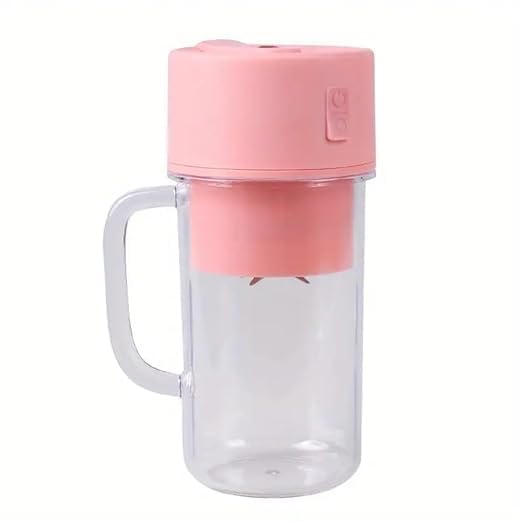 Portable Fruit Infuser Smoothie Cup with Sea Turtle Strainer Filter - 400ml Travel Blender Bottle with Straw