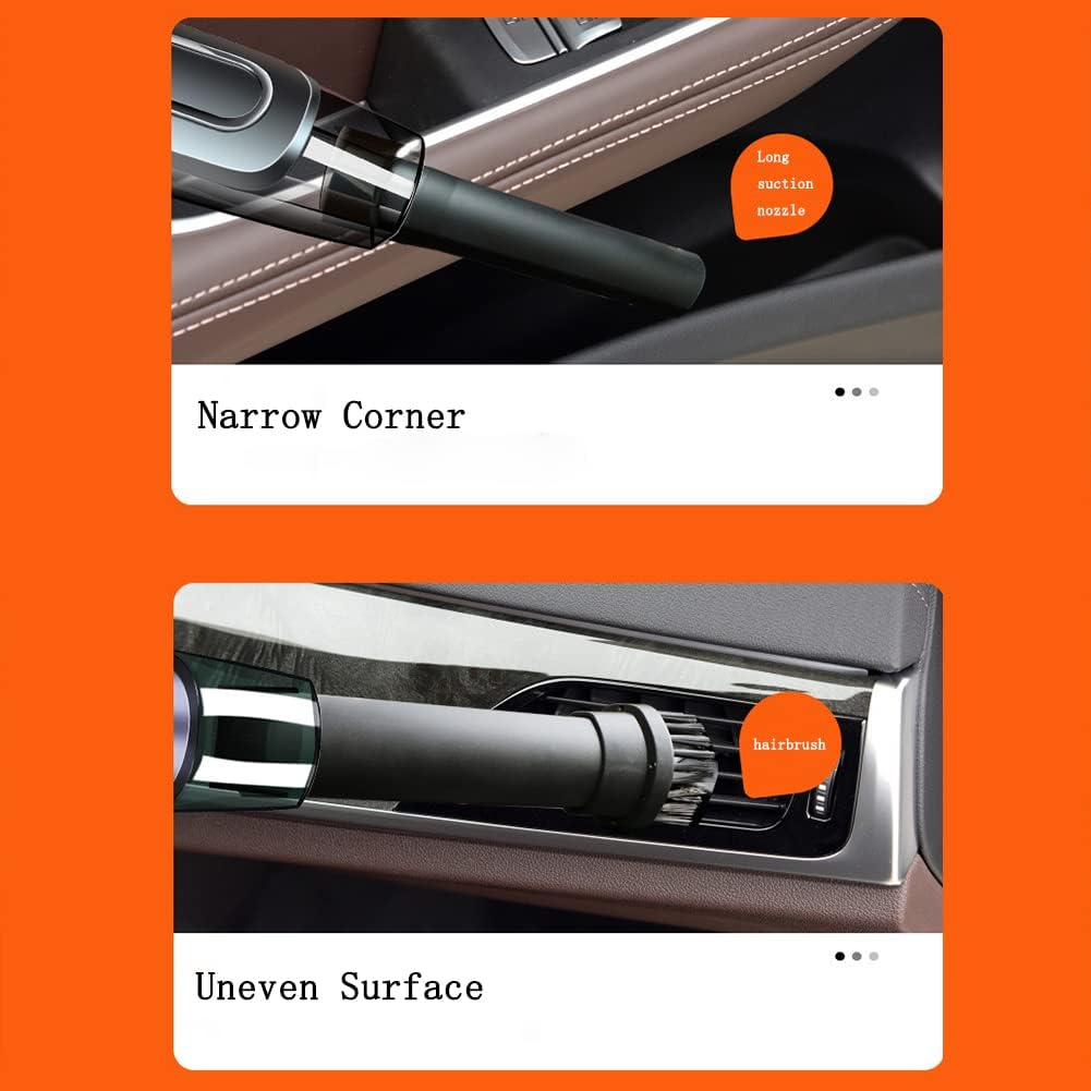 Portable Vacuum Cleaner – USB High Power Suction Car & Home Cleaning Tool