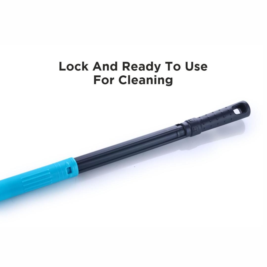 Pro Clean Expandable Floor Broom with Adjustable Plastic Handle