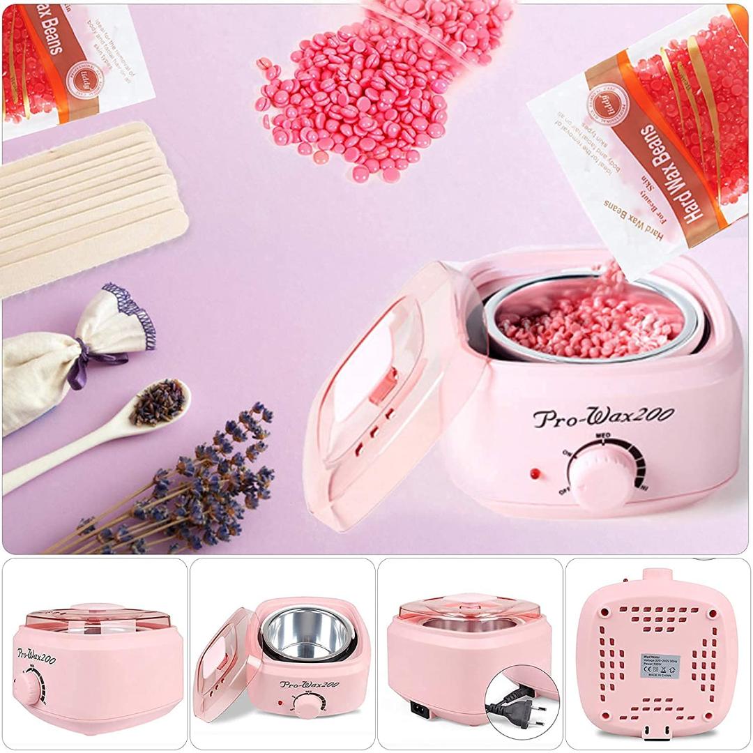 Pro-Wax100 Electric Wax Heater Machine for Hair Removal - Pink (500ml Capacity)