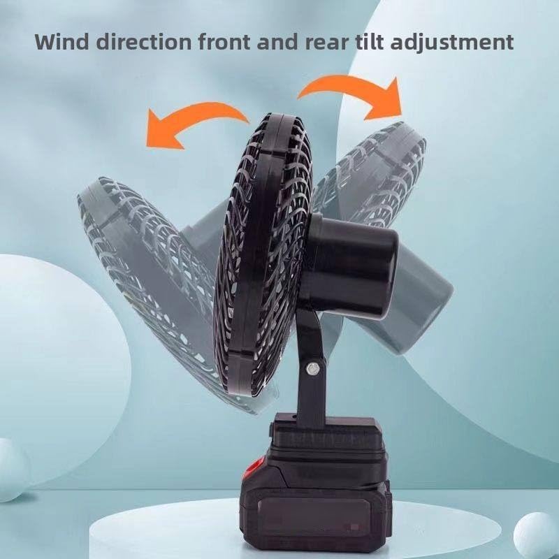 Rechargeable Portable Table Fan with Battery and Charger