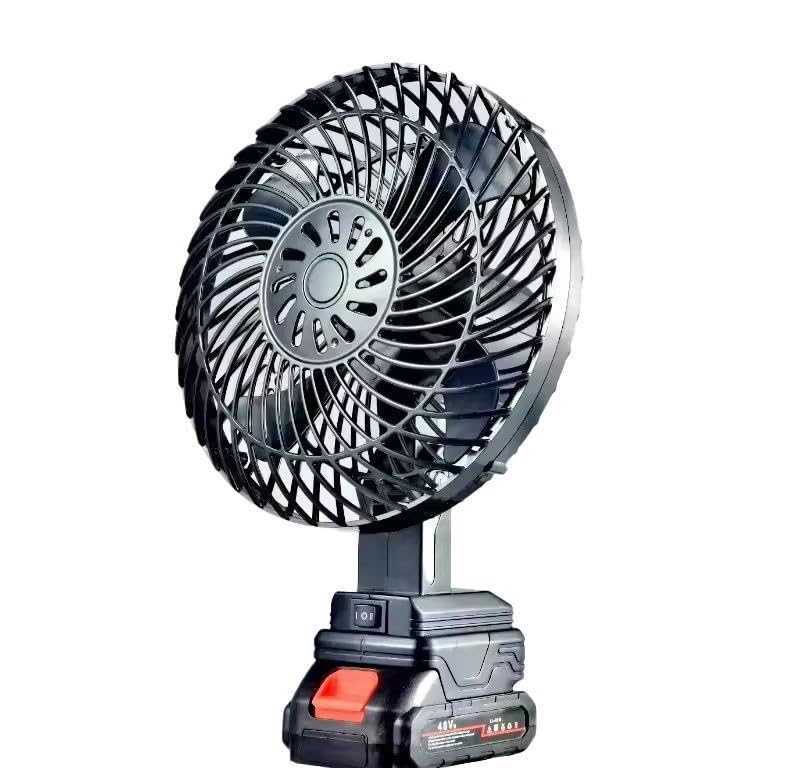 Rechargeable Portable Table Fan with Battery and Charger