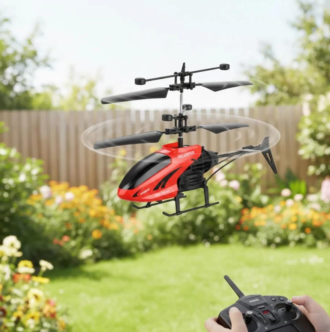 Remote Control Flying Helicopter Toy for Kids - Inductive & Gesture Sensing