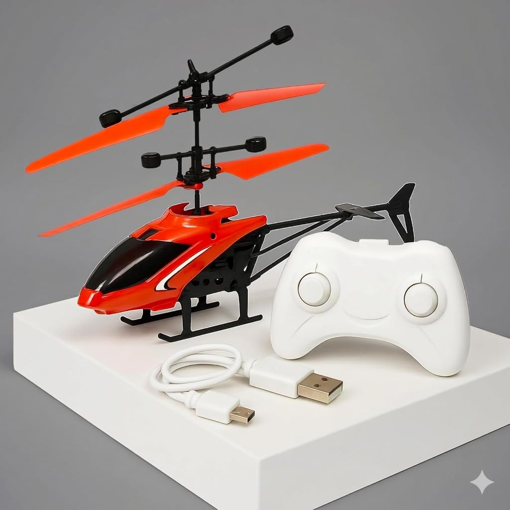 Remote Control Flying Helicopter Toy for Kids - Inductive & Gesture Sensing