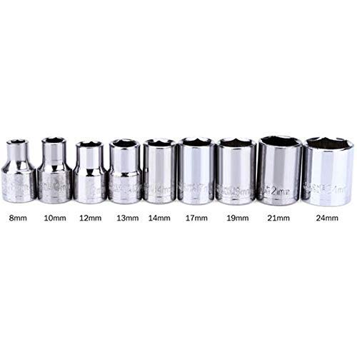 Socket Wrench Set with Storage Box - 10 Pieces
