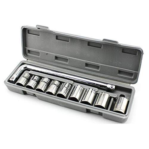 Socket Wrench Set with Storage Box - 10 Pieces