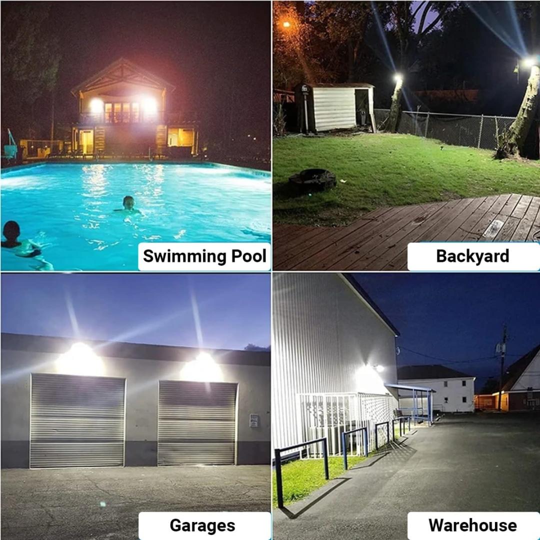 Solar Motion Sensor LED Wall Light - Outdoor Waterproof Garden Lamp with Ground Stake